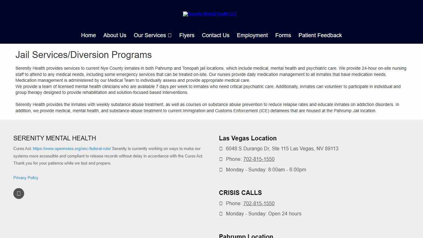 Psychotherapist & Mental Health Counselor near Pahrump, NV - Serenity Mental Health LLC